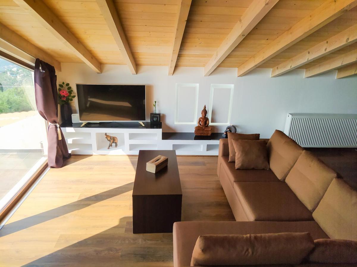 Blue Sky Loft By Corfuescapes Apartment Spartylas Luaran gambar