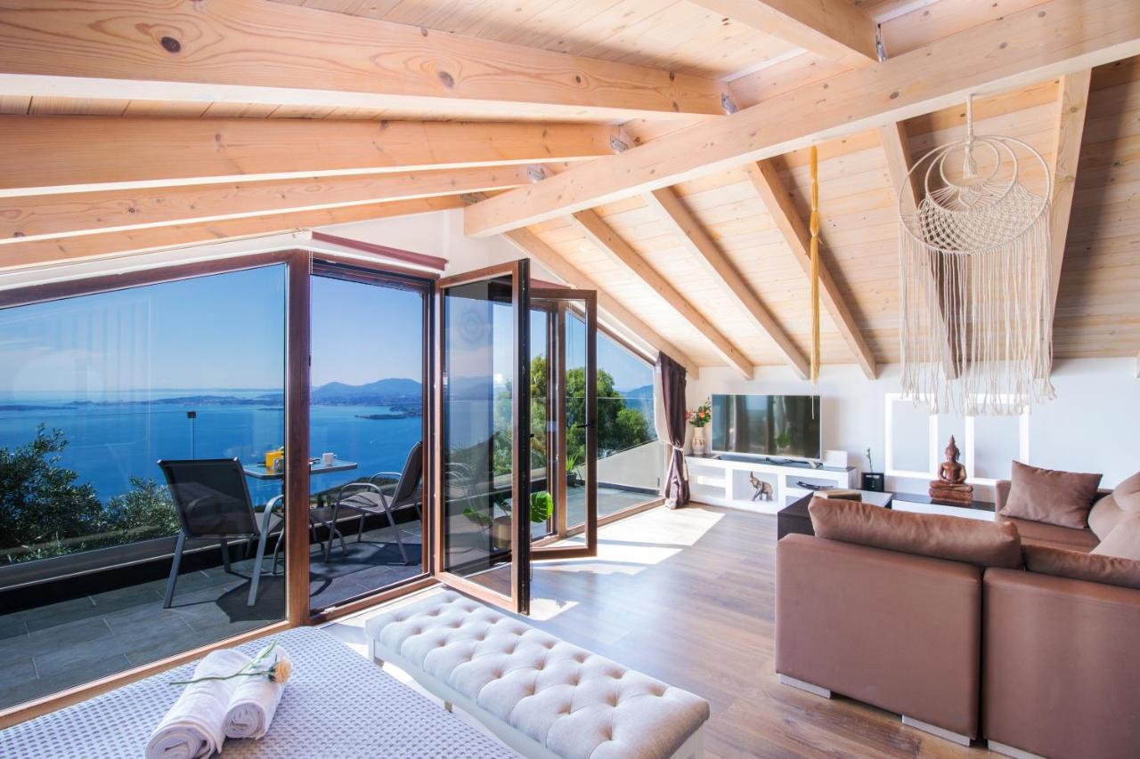 Blue Sky Loft By Corfuescapes Apartment Spartylas Luaran gambar