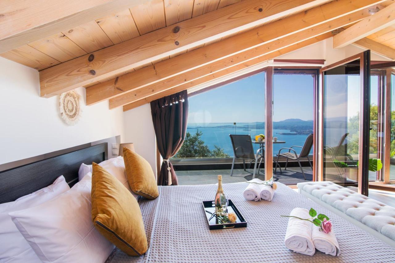 Blue Sky Loft By Corfuescapes Apartment Spartylas Luaran gambar